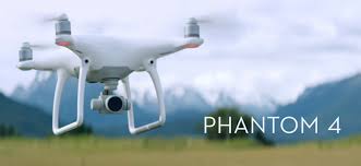 Phantom 4 Drone in Flight